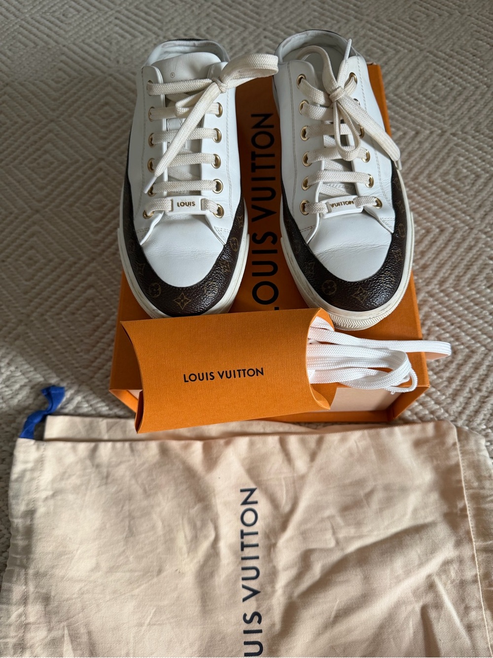 Rare Louis Vuitton stellar open back sneakers - size 37